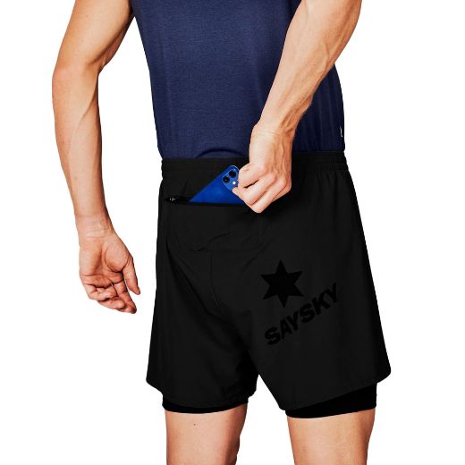 Saysky 2 In 1 Shorts 5" (Black)