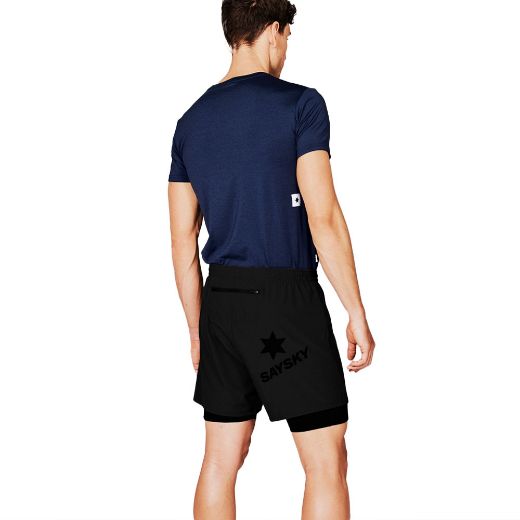 Saysky 2 In 1 Shorts 5" (Black)