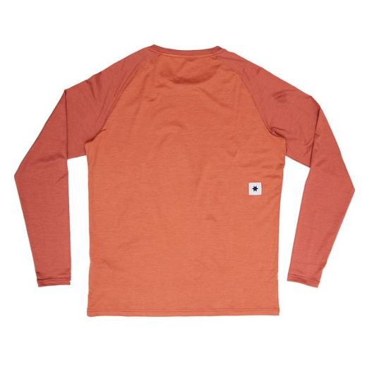 Saysky Logo Pace Long Sleeve (Red Melange)